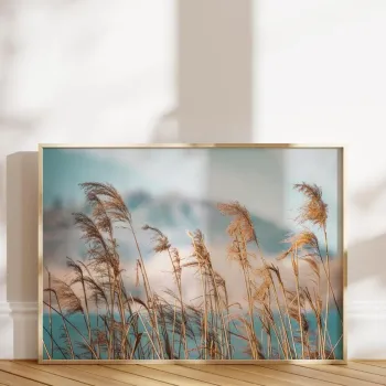 Tablou decorativ, 108444, LEMN SOLID, Fata: 100% PVC STICLA, Multicolor imagine