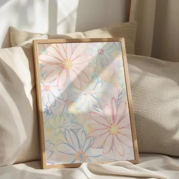 Tablou decorativ, 108484, LEMN SOLID, Fata: 100% PVC STICLA, Multicolor imagine