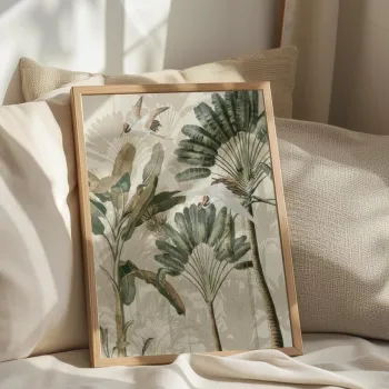 Tablou decorativ, 108499, LEMN SOLID, Fata: 100% PVC STICLA, Multicolor imagine