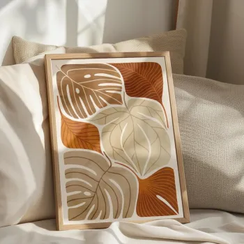 Tablou decorativ, 108528, LEMN SOLID, Fata: 100% PVC STICLA, Multicolor imagine