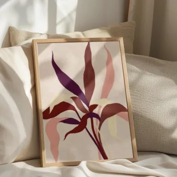 Tablou decorativ, 108570, LEMN SOLID, Fata: 100% PVC STICLA, Multicolor imagine
