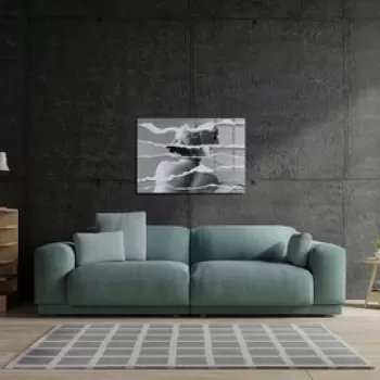 Tablou decorativ, 1105, Sticla temperata, 50 x 70 cm, Multicolor imagine