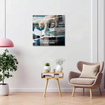 Tablou decorativ, 1108, Sticla temperata, Dimensiune: 40 x 40 cm, Multicolor imagine