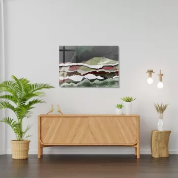 Tablou decorativ, 1113, Sticla temperata, 70 x 100 cm, Multicolor imagine