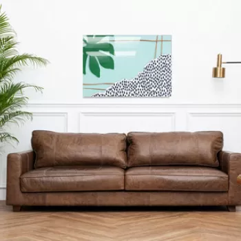 Tablou decorativ, 1123, Sticla temperata, 30 x 45 cm, Multicolor imagine