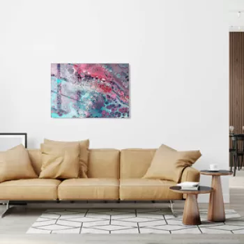 Tablou decorativ, 1127, Sticla temperata, 50 x 70 cm, Multicolor imagine