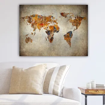 Tablou decorativ, 113023426_70100, Cadru: 100% LEMN (grosime: 3 cm), Multicolor imagine