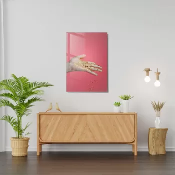 Tablou decorativ, 1133, Sticla temperata, 70 x 100 cm, Multicolor imagine