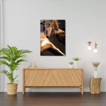 Tablou decorativ, 1137, Sticla temperata, 30 x 45 cm, Multicolor imagine