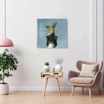 Tablou decorativ, 1138, Sticla temperata, Dimensiune: 60 x 60 cm, Multicolor imagine