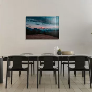 Tablou decorativ, 1141, Sticla temperata, 70 x 100 cm, Multicolor imagine