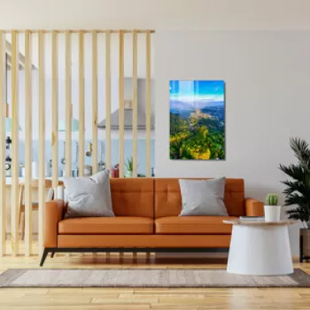 Tablou decorativ, 1171, Sticla temperata, 70 x 100 cm, Multicolor imagine