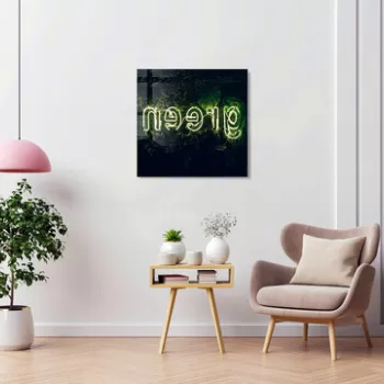 Tablou decorativ, 1174, Sticla temperata, Dimensiune: 60 x 60 cm, Multicolor imagine