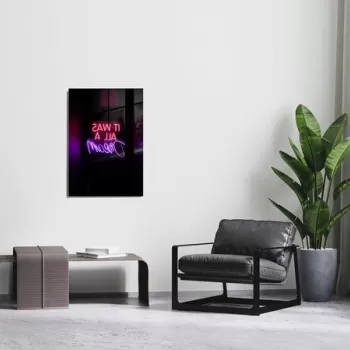 Tablou decorativ, 1178, Sticla temperata, 30 x 45 cm, Multicolor imagine