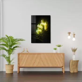 Tablou decorativ, 1180, Sticla temperata, 70 x 100 cm, Multicolor imagine