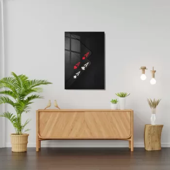 Tablou decorativ, 1185, Sticla temperata, 50 x 70 cm, Multicolor imagine