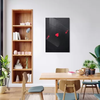 Tablou decorativ, 1187, Sticla temperata, 30 x 45 cm, Multicolor imagine