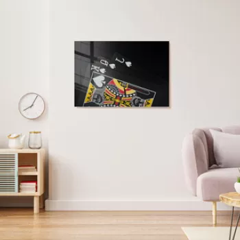 Tablou decorativ, 1190, Sticla temperata, 30 x 45 cm, Multicolor imagine