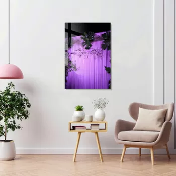 Tablou decorativ, 1192, Sticla temperata, 70 x 100 cm, Multicolor imagine