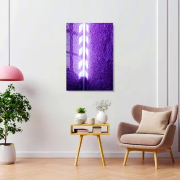 Tablou decorativ, 1193, Sticla temperata, 70 x 100 cm, Multicolor imagine