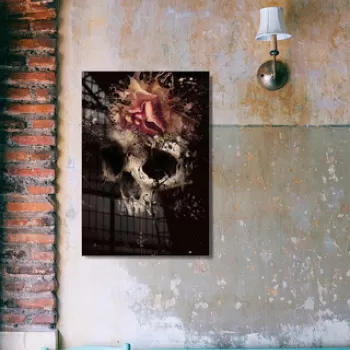 Tablou decorativ, 1195, Sticla temperata, 70 x 100 cm, Multicolor imagine