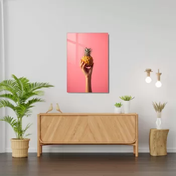 Tablou decorativ, 1196, Sticla temperata, 30 x 45 cm, Multicolor imagine