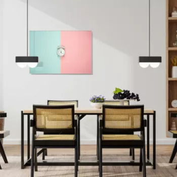 Tablou decorativ, 1201, Sticla temperata, 70 x 100 cm, Multicolor imagine