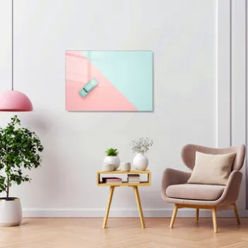 Tablou decorativ, 1202, Sticla temperata, 30 x 45 cm, Multicolor imagine