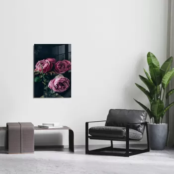 Tablou decorativ, 1206, Sticla temperata, 30 x 45 cm, Multicolor imagine