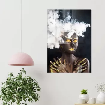 Tablou decorativ, 1219, Sticla temperata, 50 x 70 cm, Multicolor imagine