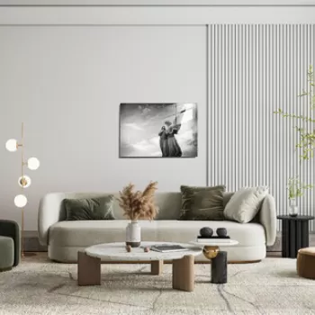 Tablou decorativ, 1220, Sticla temperata, 70 x 100 cm, Multicolor imagine