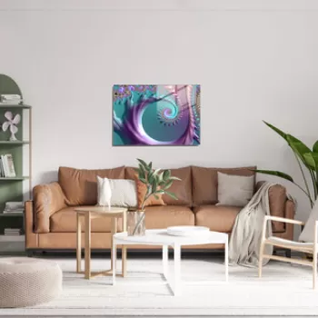 Tablou decorativ, 1222, Sticla temperata, 50 x 70 cm, Multicolor imagine