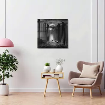 Tablou decorativ, 1224, Sticla temperata, Dimensiune: 60 x 60 cm, Multicolor imagine