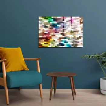 Tablou decorativ, 1230, Sticla temperata, 50 x 70 cm, Multicolor imagine