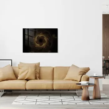 Tablou decorativ, 1236, Sticla temperata, 30 x 45 cm, Multicolor imagine
