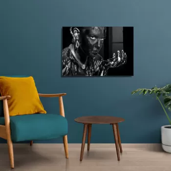 Tablou decorativ, 1240, Sticla temperata, 30 x 45 cm, Multicolor imagine