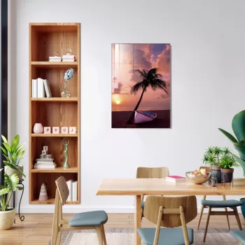 Tablou decorativ, 1241, Sticla temperata, 70 x 100 cm, Multicolor imagine