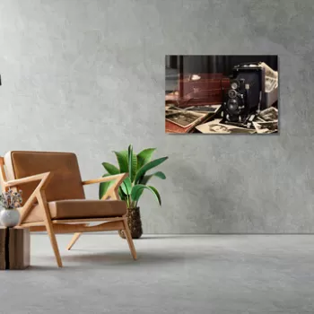 Tablou decorativ, 1243, Sticla temperata, 50 x 70 cm, Multicolor imagine