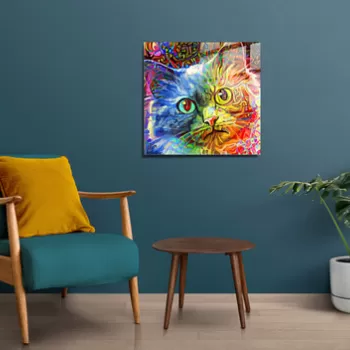 Tablou decorativ, 1248, Sticla temperata, Dimensiune: 60 x 60 cm, Multicolor imagine