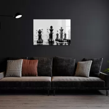 Tablou decorativ, 1251, Sticla temperata, 30 x 45 cm, Multicolor imagine