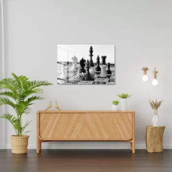 Tablou decorativ, 1252, Sticla temperata, 50 x 70 cm, Multicolor imagine