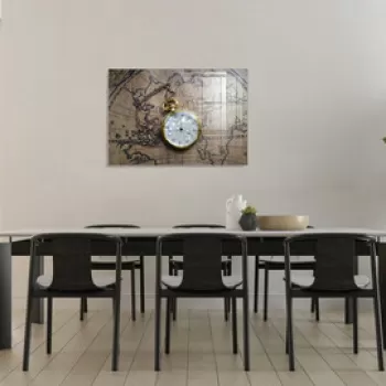 Tablou decorativ, 1259, Sticla temperata, 50 x 70 cm, Multicolor imagine