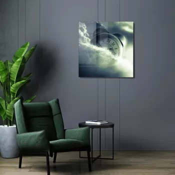 Tablou decorativ, 1260, Sticla temperata, Dimensiune: 40 x 40 cm, Multicolor imagine