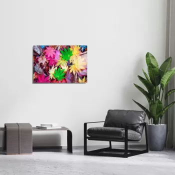 Tablou decorativ, 1265, Sticla temperata, 30 x 45 cm, Multicolor imagine