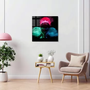 Tablou decorativ, 1271, Sticla temperata, Dimensiune: 60 x 60 cm, Multicolor imagine