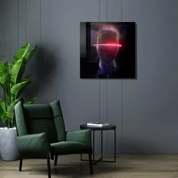 Tablou decorativ, 1272, Sticla temperata, Dimensiune: 40 x 40 cm, Multicolor imagine