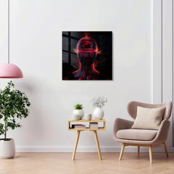 Tablou decorativ, 1273, Sticla temperata, Dimensiune: 40 x 40 cm, Multicolor imagine