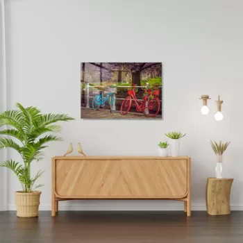 Tablou decorativ, 1275, Sticla temperata, 30 x 45 cm, Multicolor imagine