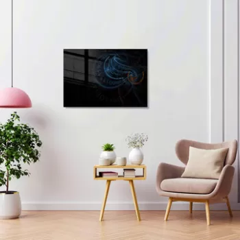 Tablou decorativ, 1278, Sticla temperata, 30 x 45 cm, Multicolor imagine