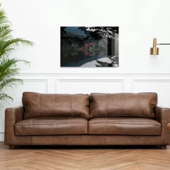 Tablou decorativ, 1280, Sticla temperata, 30 x 45 cm, Multicolor imagine